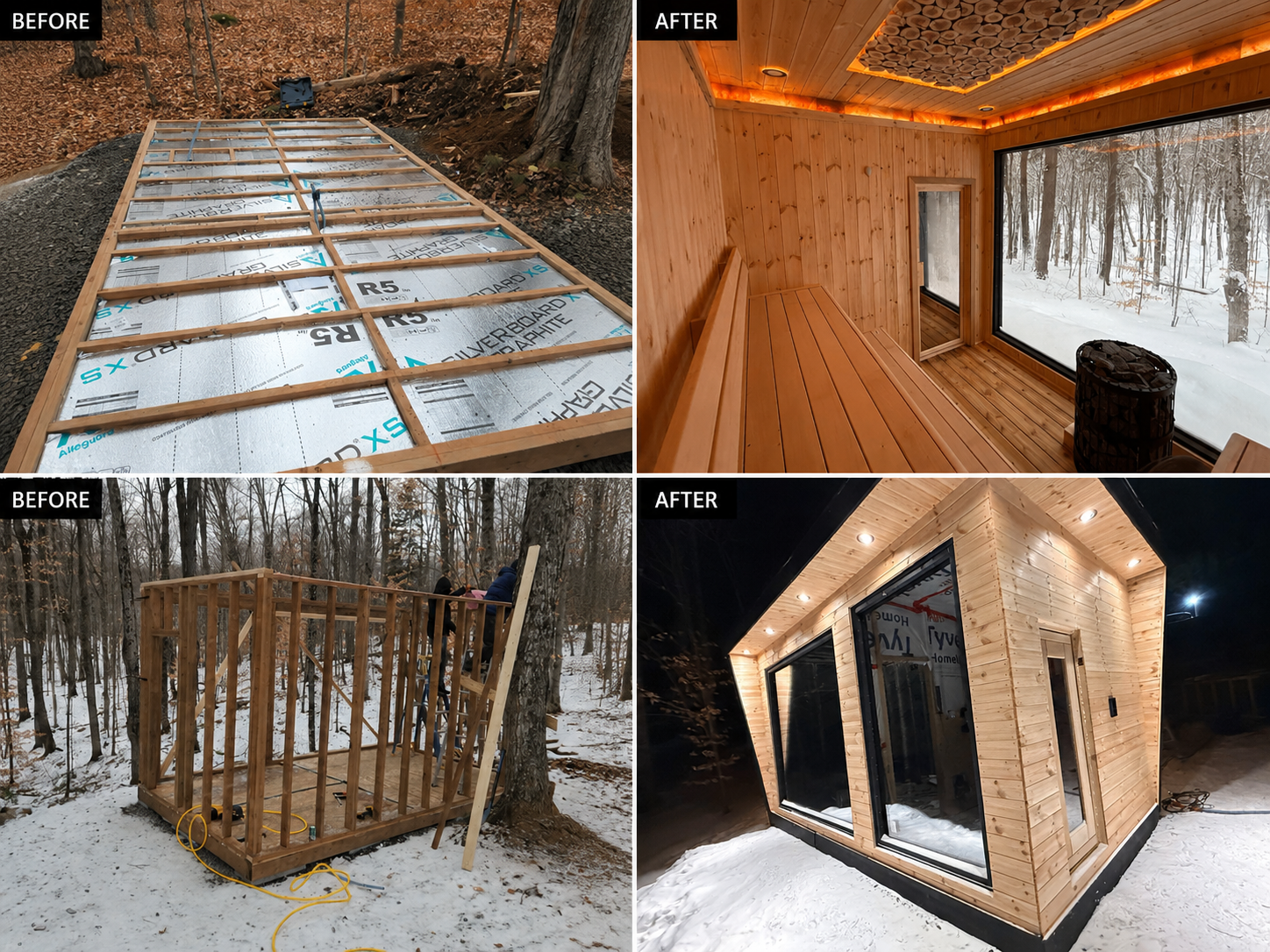 Custom Sauna Construction